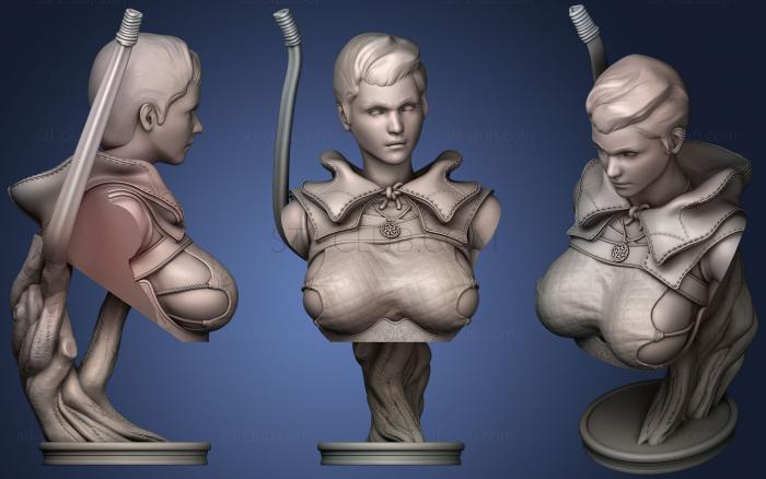 3D model Huntress Bust (STL)